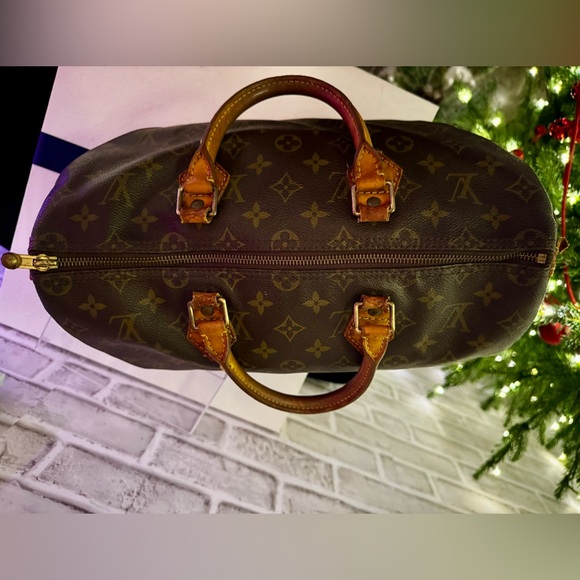 ❤️Louis Vuitton 35 Monogram Speedy Hand Boston Bag Old Model #2 - Picture 3 of 12